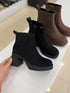 Women Block Ankle Boots